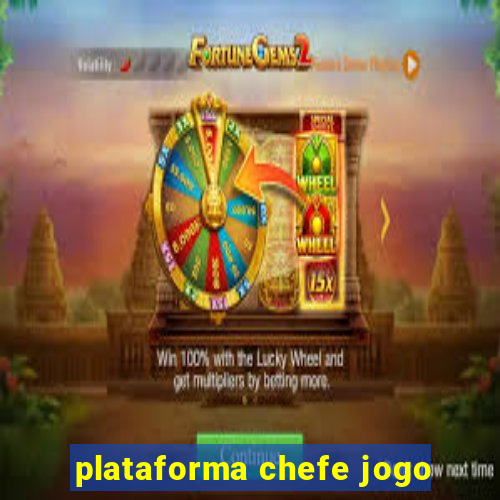 plataforma chefe jogo